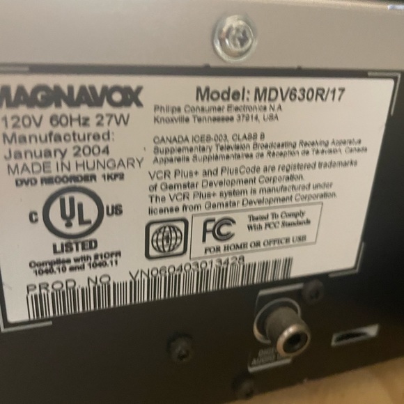 Magnavox dvd recorder unit - Picture 5 of 13
